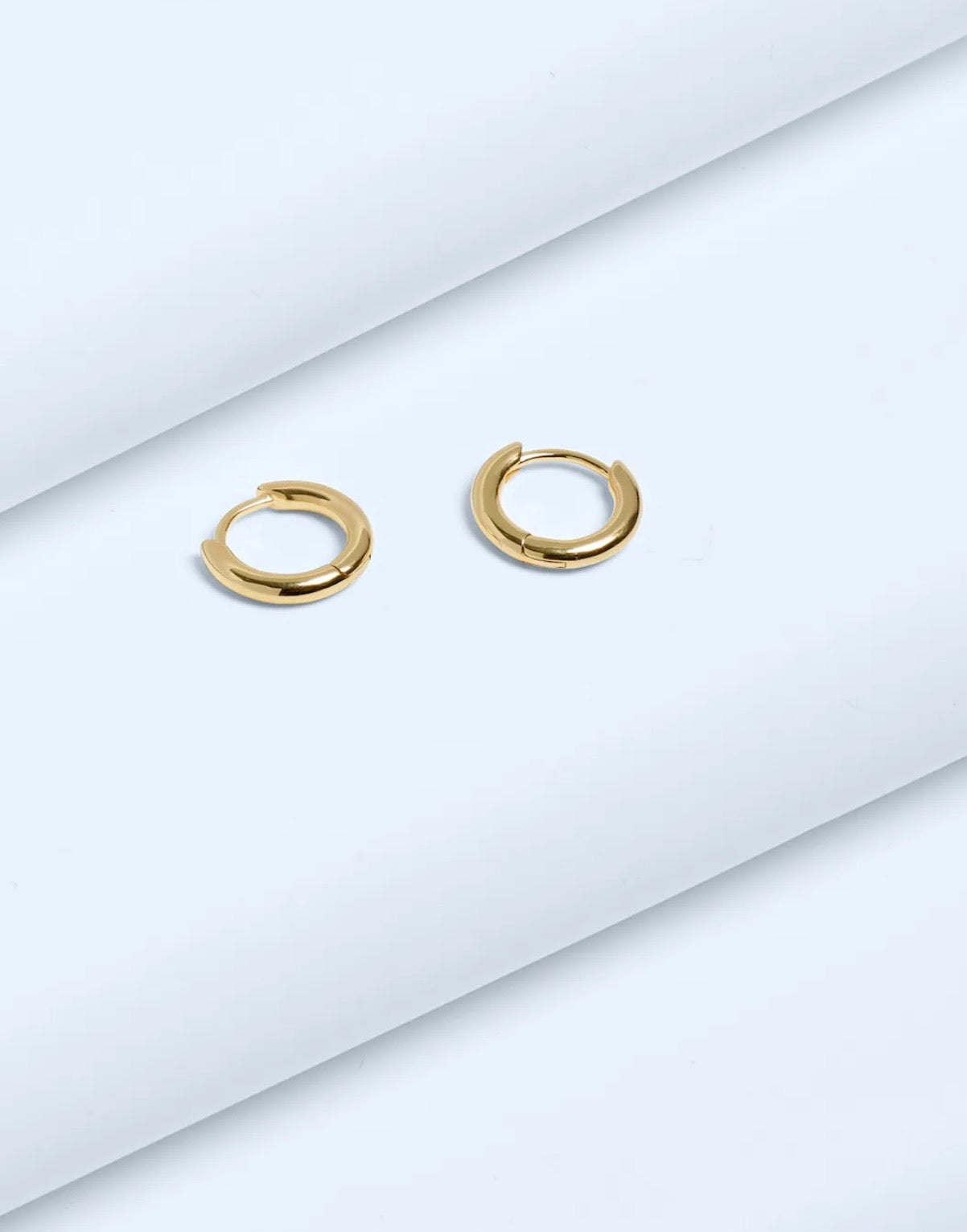 Minimalist Gold Hoops