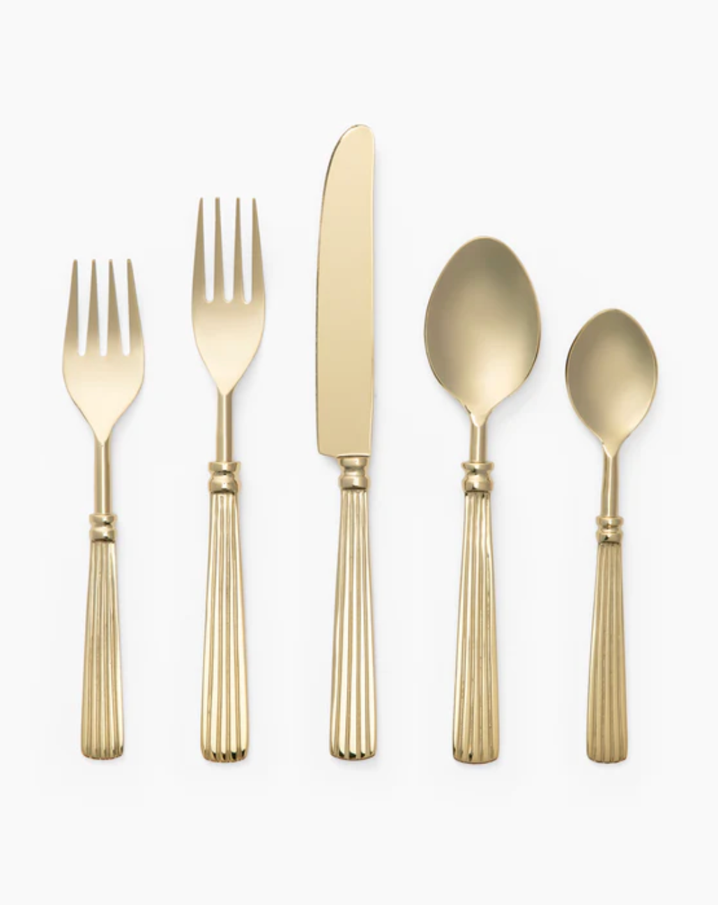 McNully Polished Brass Flatware