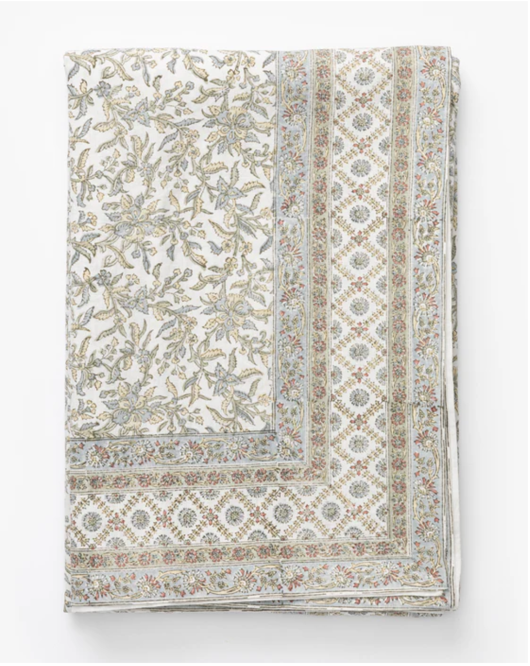 Estelle Block Print Tablecloth