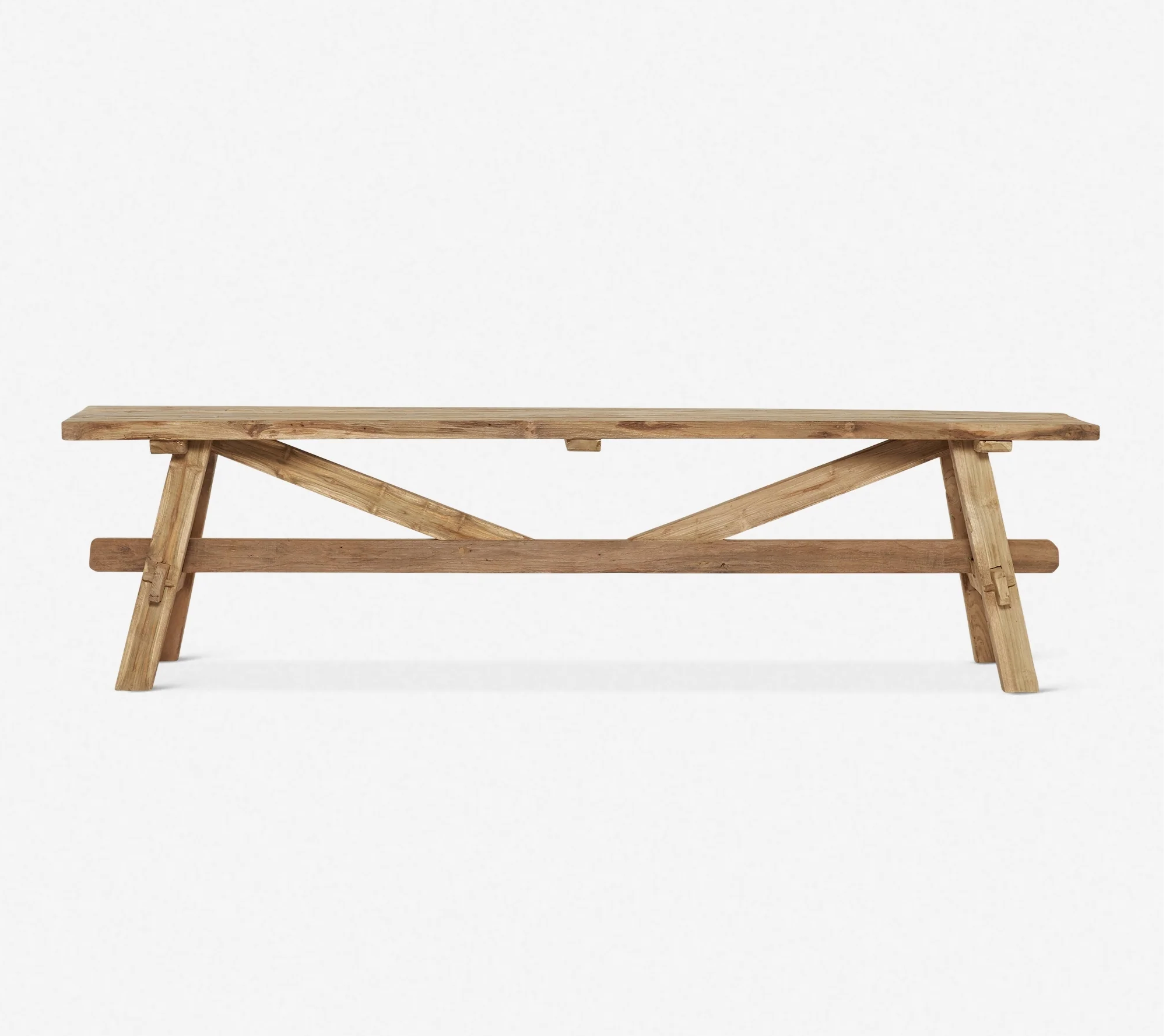 Arlene Rustic Wooden Bench